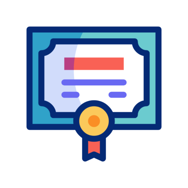 Animación de certificado